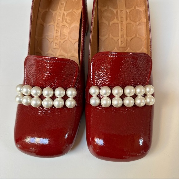 Chie Mihara Red Patent Leather Petard Pumps Size 39 1/2 - Picture 6 of 13